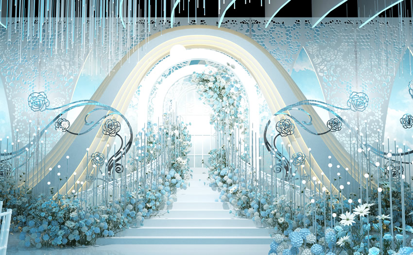 朝天釡香烙馍村水晶厅效果展示